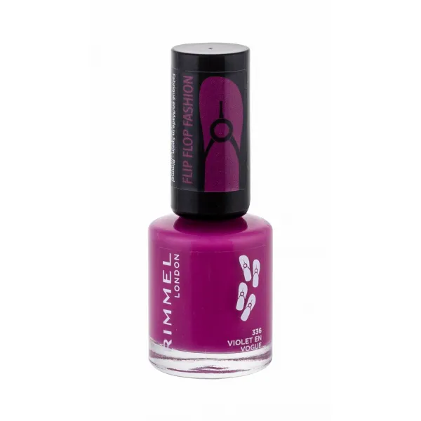 Rimmel 60 Seconds Flip Flop lak na nechty odtieň 336 Violet en Vogue 8 ml