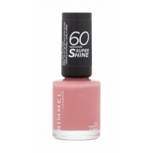 Rimmel 60 Seconds Super Shine lak na nechty odtieň 235 Preppy In Pink 8 ml