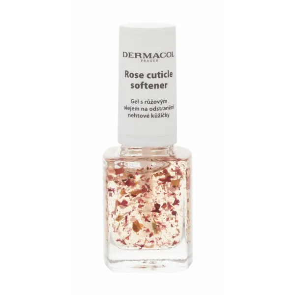 Dermacol Nail Care Rose gél na odstránenie nechtovej kožtičky s ružovým olejom 12 ml