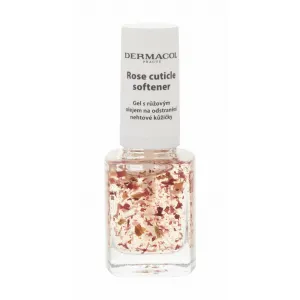 Dermacol Nail Care Rose gél na odstránenie nechtovej kožtičky s ružovým olejom 12 ml