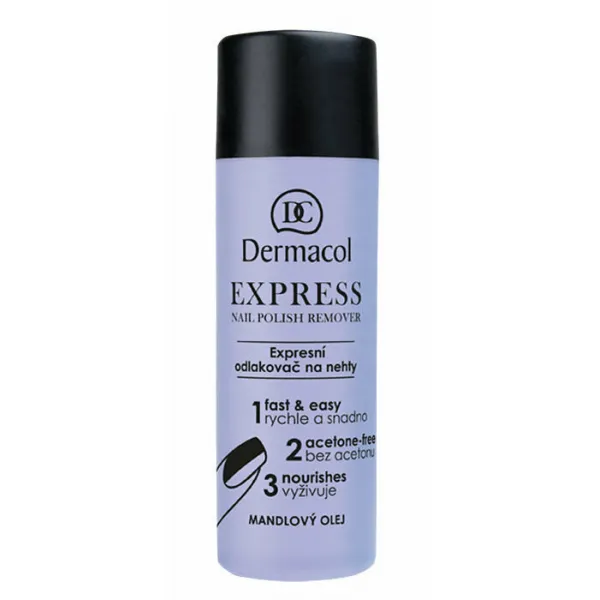 Dermacol Nail Care Express odlakovač na nechty bez acetónu 120 ml