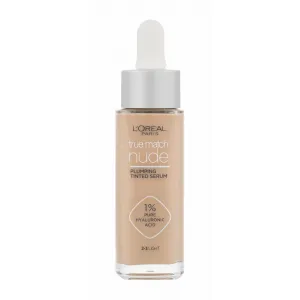 L’Oréal Paris True Match Nude Plumping Tinted Serum sérum pre zjednotenie farebného tónu pleti odtieň 2-3 Light 30 ml