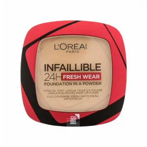 L’Oréal Paris Infaillible Fresh Wear 24h púdrový make-up odtieň 120 Vanilla 9 g