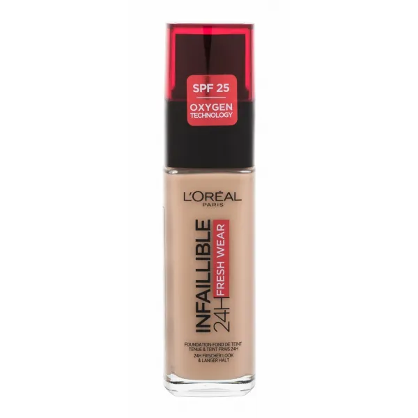 L’Oréal Paris Infaillible 32H Fresh Wear dlhotrvajúci tekutý make-up odtieň 110 Rose Vanilla 30 ml