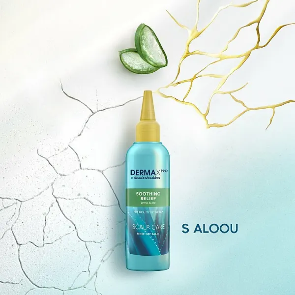 DERMAxPRO by Head & Shoulders Anti Dandruff Rinse Off Scalp Balm With Aloe 145ml
