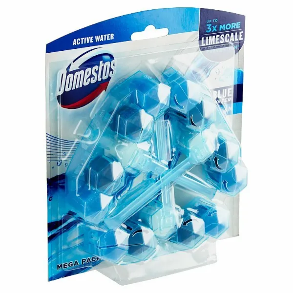 Domestos Power 5+ Active Blue Water Ocean tuhý WC blok 3 x 53 g 1bal