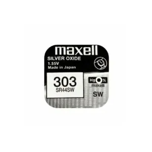 Batéria hodinková Maxell 303/SR44W 1ks