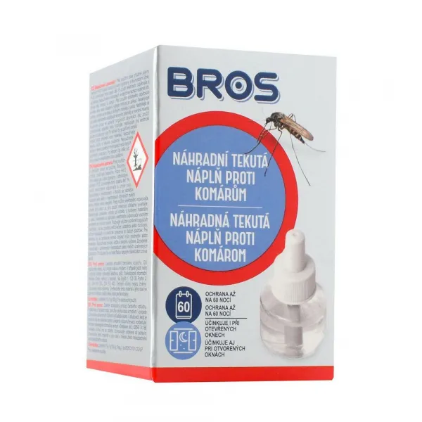 Bros náhradná náplň tekutá proti komárom 40 ml 1ks