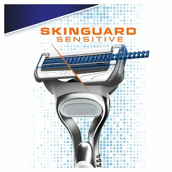 Gillette SkinGuard Sensitive Holiaci Strojček Pre Mužov+ 1 Holiaca Hlavica