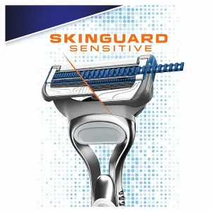 Gillette SkinGuard Sensitive Holiaci Strojček Pre Mužov+ 1 Holiaca Hlavica