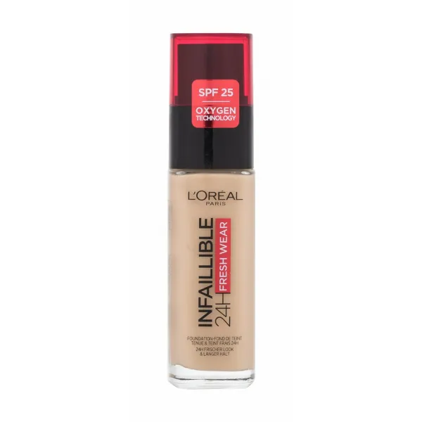 L’Oréal Paris Infaillible 32H Fresh Wear dlhotrvajúci tekutý make-up odtieň 100 Linen 30 ml