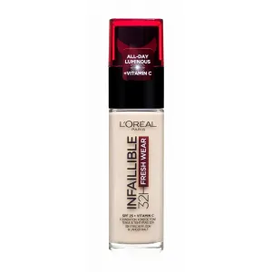 L’Oréal Paris Infaillible 32H Fresh Wear dlhotrvajúci tekutý make-up odtieň 100 Linen 30 ml