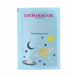 Dermacol Beautifying Peel-Off Metallic Mask zlupovacia maska pre hĺbkové čistenie 15 ml