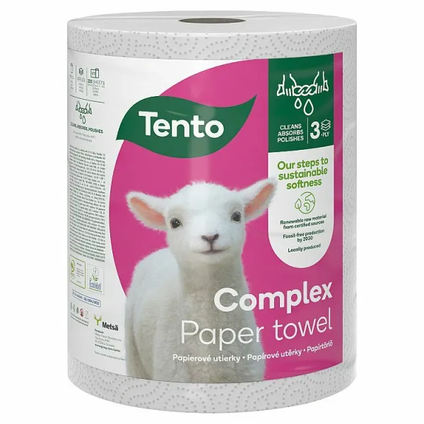 Tento Complex papierové utierky 3 vrstvy 1 kotúč
