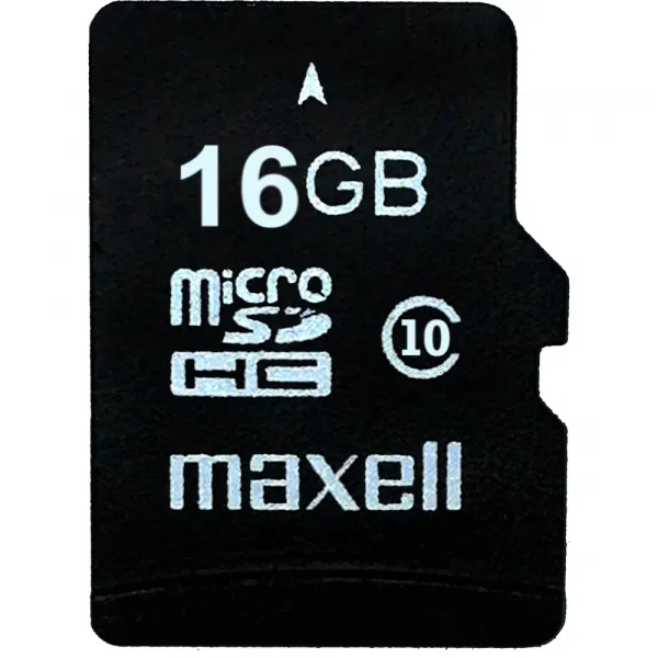MAXELL MicroSDHC 16GB CL10 + adpt 1ks