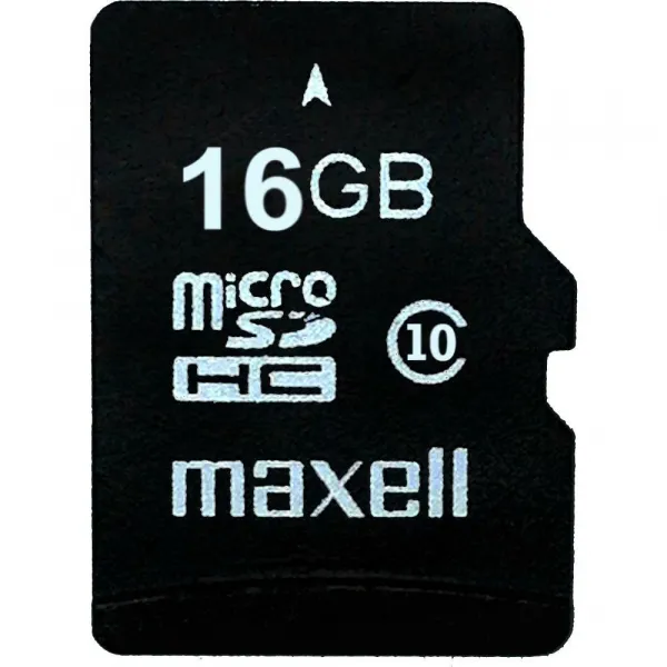 MAXELL MicroSDHC 16GB CL10 + adpt 1ks