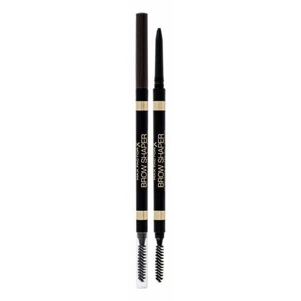 Max Factor Brow Shaper automatická ceruzka na obočie s kefkou odtieň 30 Deep Brown 1 g