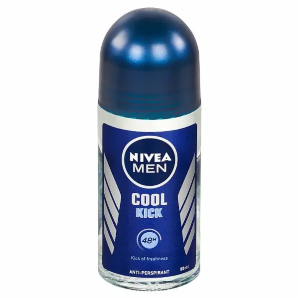 Nivea Men Cool Kick guličkový antiperspirant pre mužov 50 ml