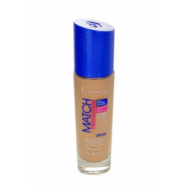 Rimmel Match Perfection tekutý make-up SPF 20 odtieň 103 True Ivory 30 ml
