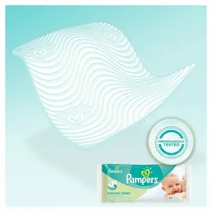 Pampers Natural Clean Čistiace Obrúsky 64 Kusov 1bal