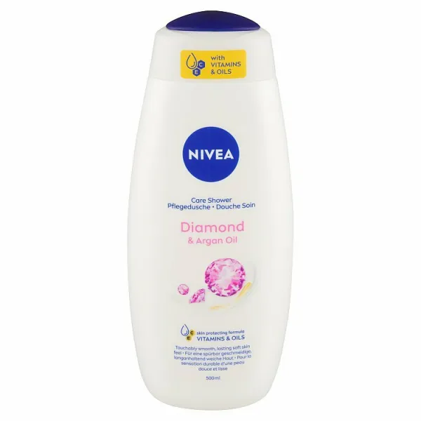 Nivea Diamond & Argan Oil ošetrujúci sprchovací gél 500 ml