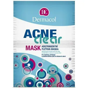 Dermacol Acne Clear pleťová maska pre problematickú pleť, akné 2x8 g