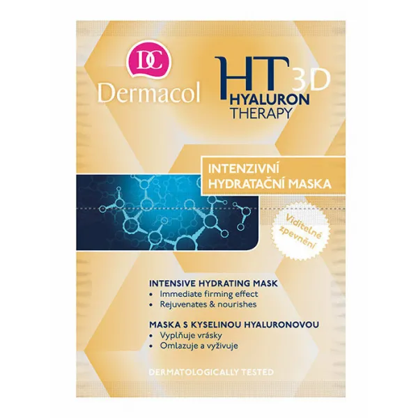 Dermacol Hyaluron Therapy 3D intenzívna hydratačná maska s kyselinou hyalurónovou 16 g