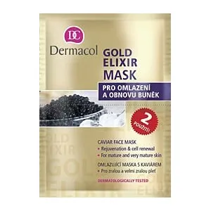 Dermacol Gold Elixir Pleťová maska 16 ml