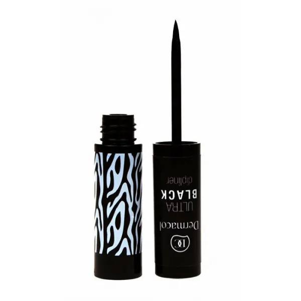 Dermacol Black Sensation Ultra Black tekuté linky na oči odtieň Black 2.8 ml