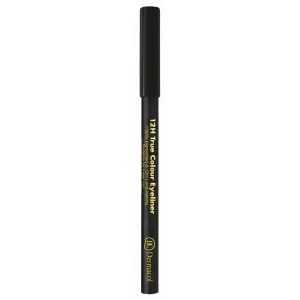 Dermacol True Colour Eyeliner dlhotrvajúca ceruzka na oči odtieň 08 Black 4 g