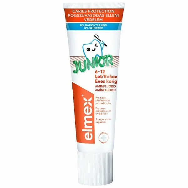 Elmex Junior Zubná pasta pre deti 6-12 rokov 75 ml