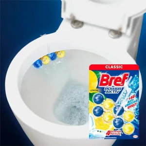 Bref Power Active Lemon tuhý WC blok 2 x 50 g