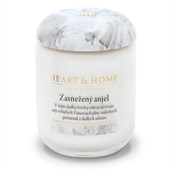 Veľká sviečka Heart & Home - Levanduľa a šalvia 1ks