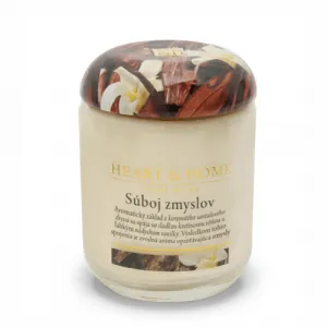 Veľká sviečka Heart & Home - Levanduľa a šalvia 1ks