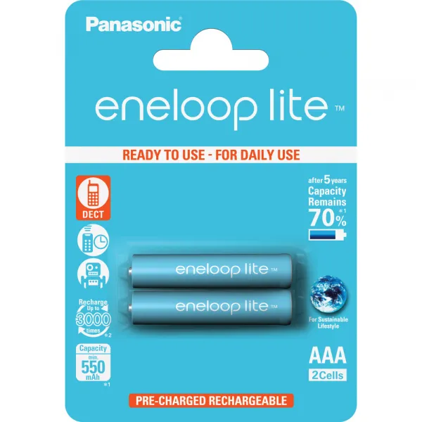 PANASONIC-ENELOOP HR03 AAA  ENELOOP LITEPANASONIC 1bal