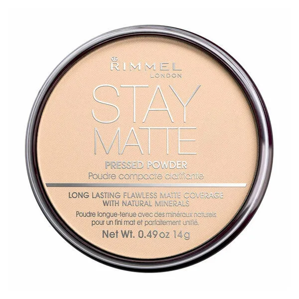 Rimmel Stay Matte púder odtieň 005 Silky Beige 14 g