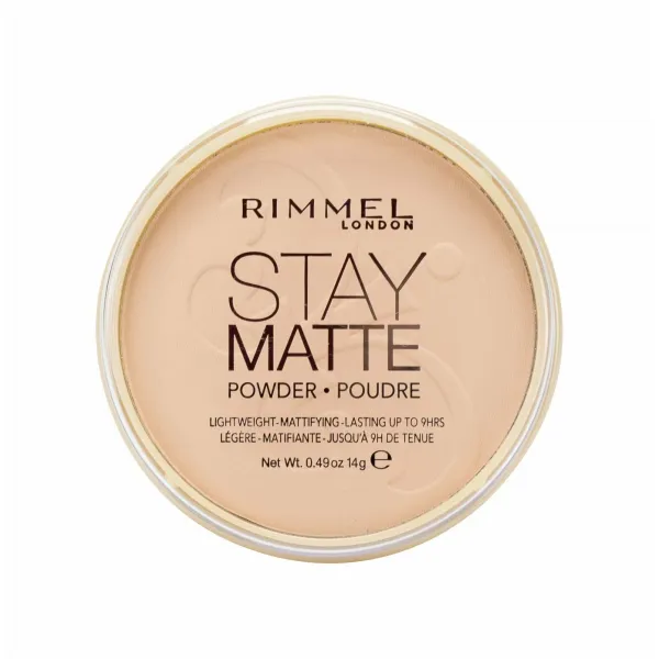 Rimmel Stay Matte púder odtieň 005 Silky Beige 14 g