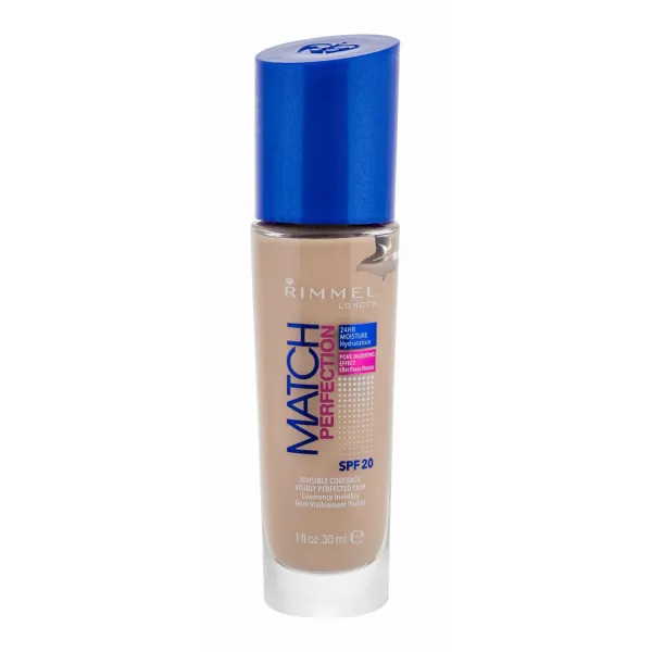 Rimmel Match Perfection tekutý make-up SPF 20 odtieň 010 Ligh Porcelain 30 ml