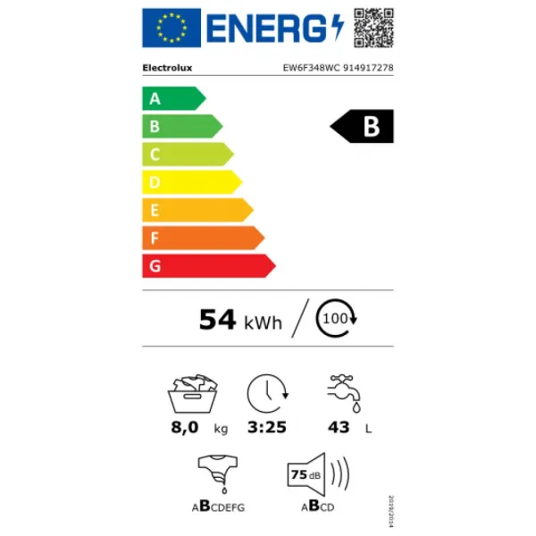 Electrolux EW6FN348WC