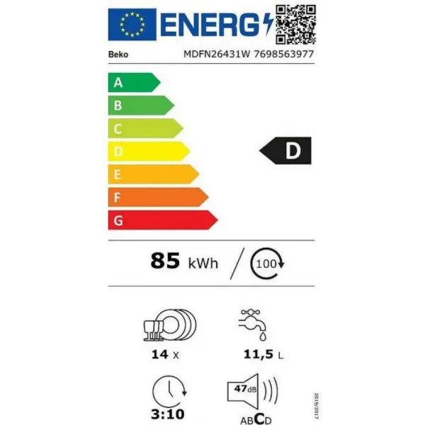 Beko MDFN26431W