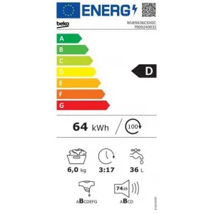 Beko WUE6636CSX0C