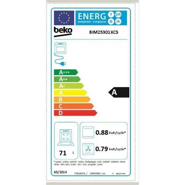 Beko BIM25301XCS