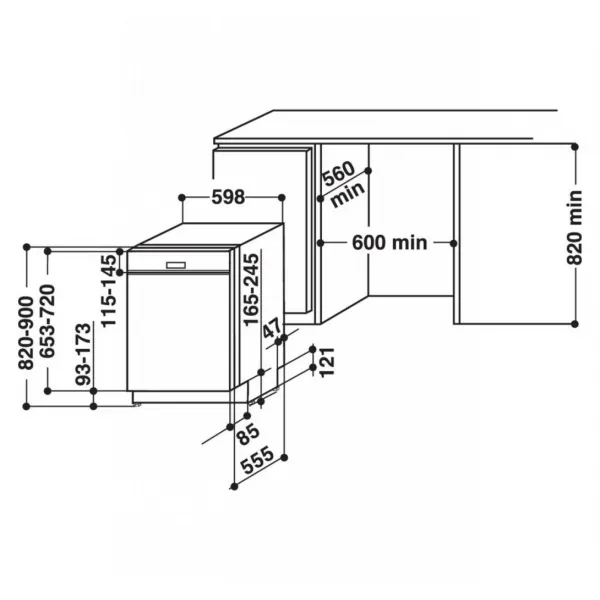 Whirlpool WBC 3C34 PF X