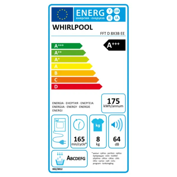Whirlpool FFT D 8X3B EE