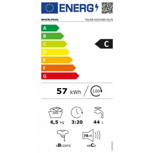 Whirlpool TDLRB 65242BS CS/N