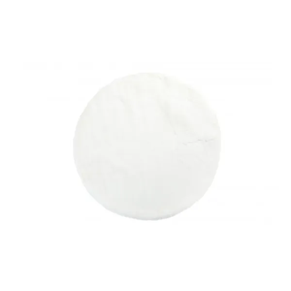 Koberec RABBIT FUR biely kruh