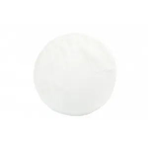 Koberec RABBIT FUR biely kruh