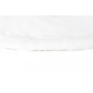 Koberec RABBIT FUR biely kruh