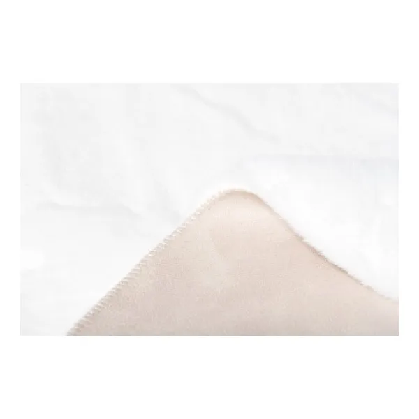 Koberec RABBIT FUR biely kruh