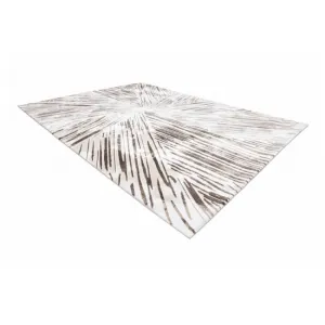 Koberec AKRYL VALS 0W1733 C56 46 abstrakcia 3D slonia kosť / béžový